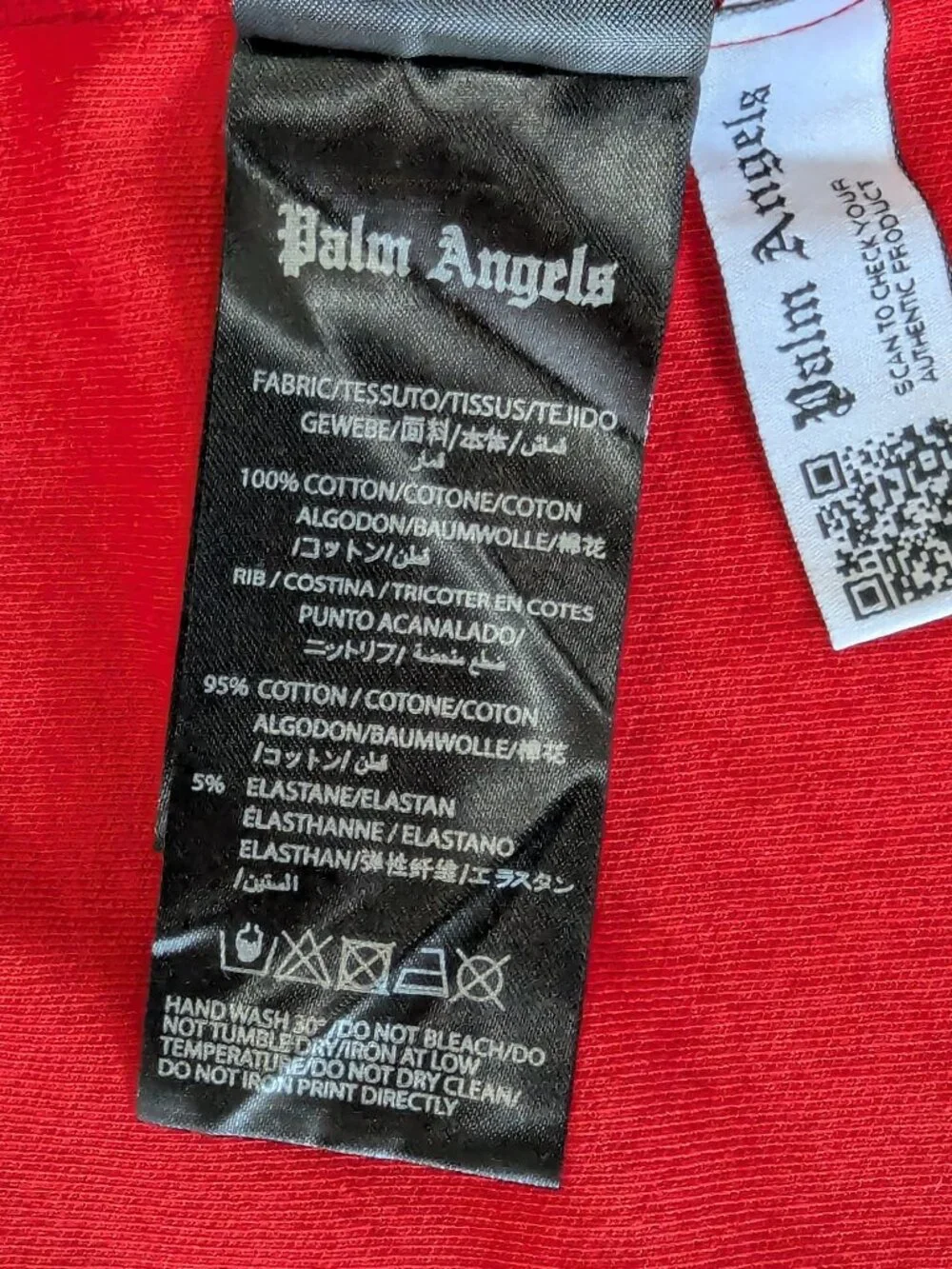 Palm Angels Red Classic Track Jacket - Picture 10 of 12